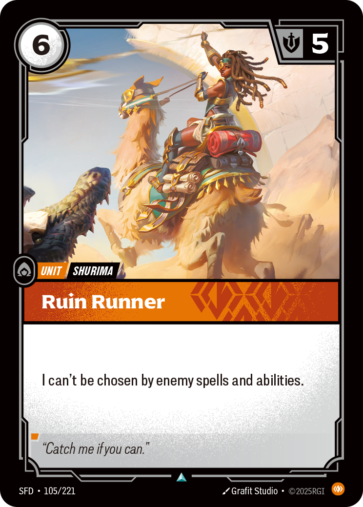 SFD-105 * Ruin Runner * Uncommon * Spiritforged