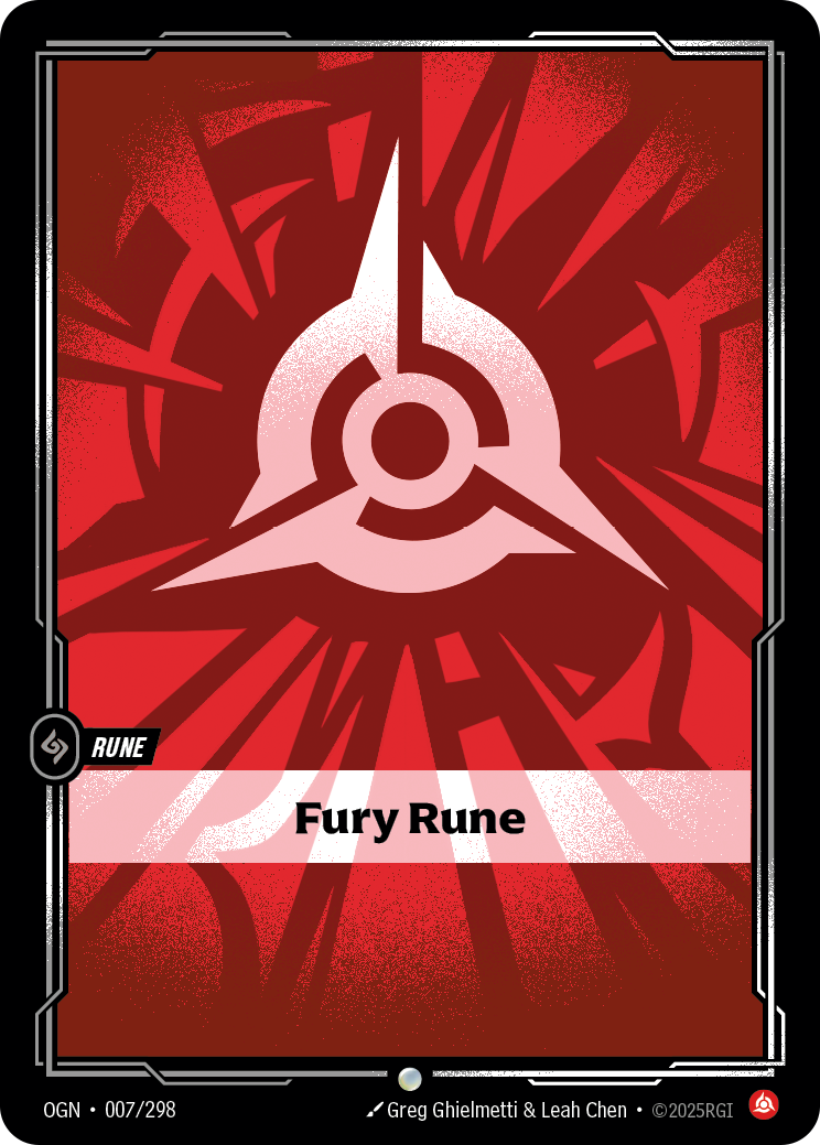 OGN-007 * Fury Rune * Common * Origins