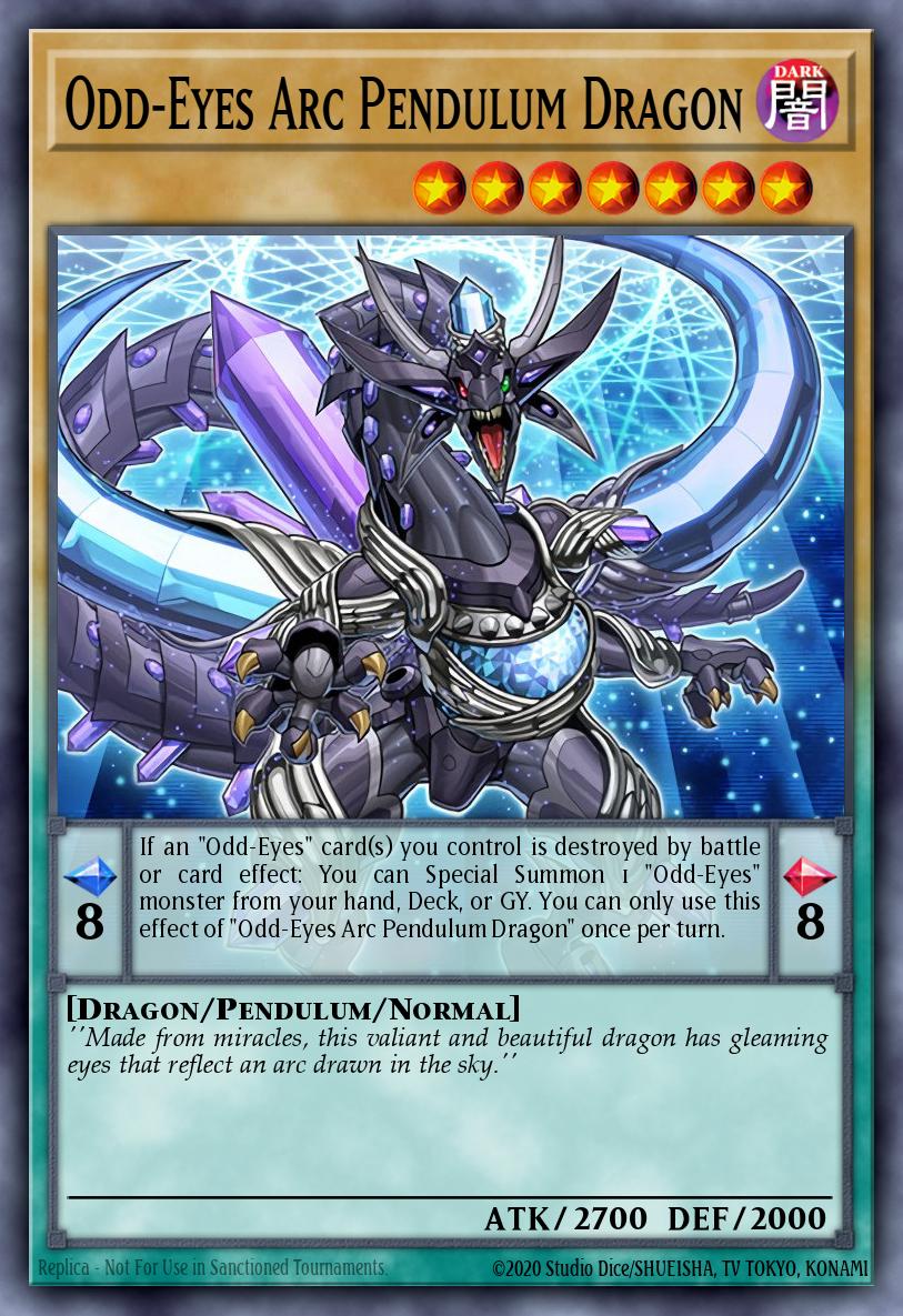 LAVD-ENO11 * Odd-Eyes Arc Pendulum Dragon * Common * Legendary Arc-V Decks