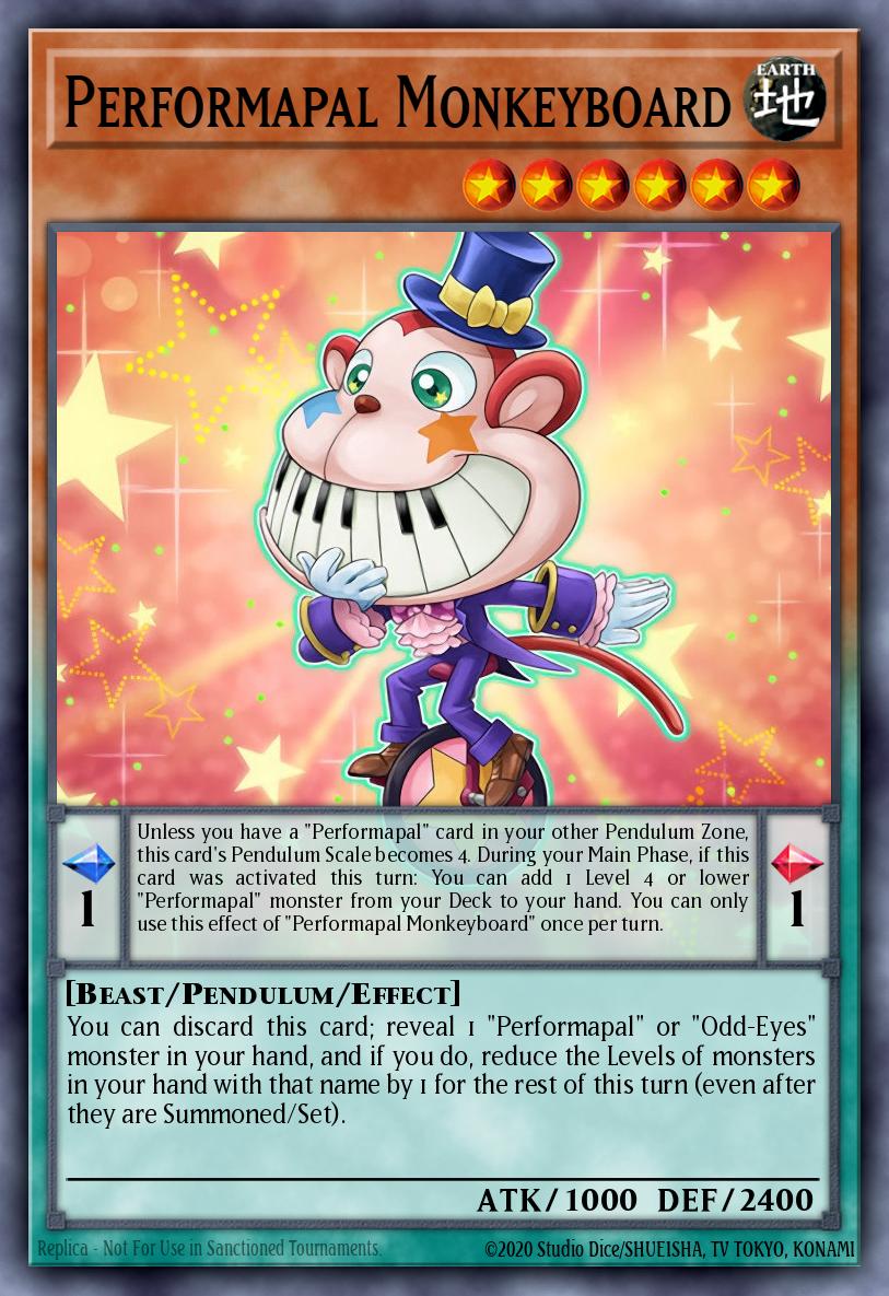 LAVD-ENO04 * Performapal Monkeyboard * Common * Legendary Arc-V Decks