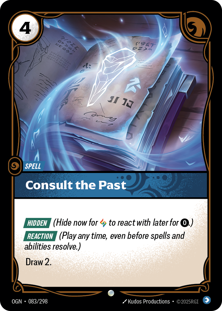 OGN-083 * Consult the Past * Common * Origins