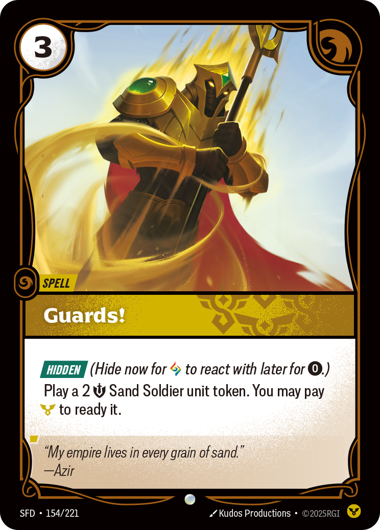 SFD-154 * Guards! (Foil) * Common * Spiritforged