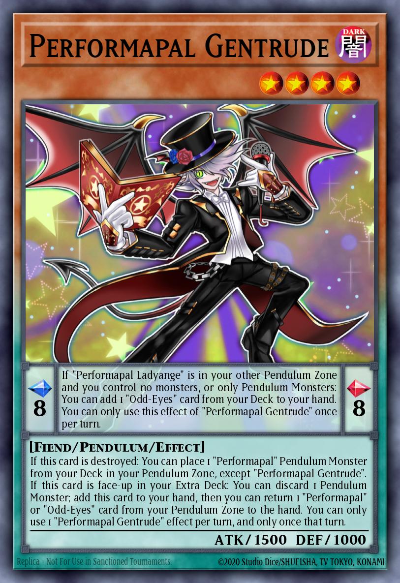 LAVD-ENO15 * Performapal Gentrude * Common * Legendary Arc-V Decks
