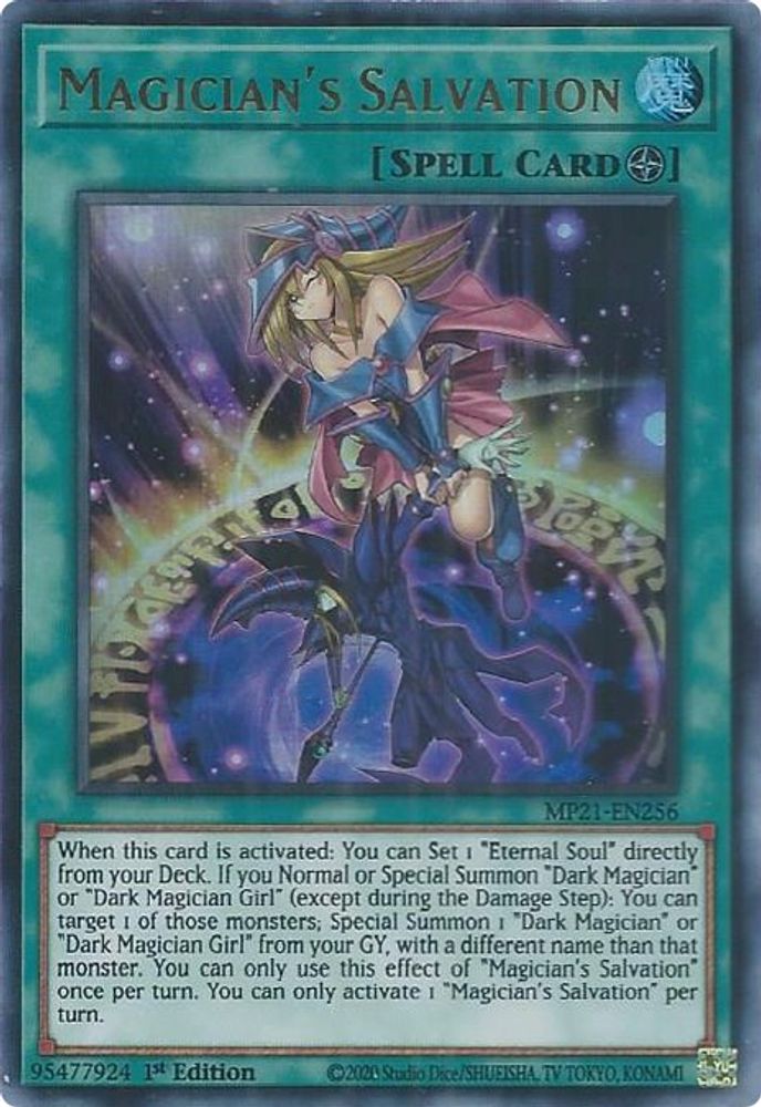 Magician's Salvation * Ultra Rare * MP21-EN256