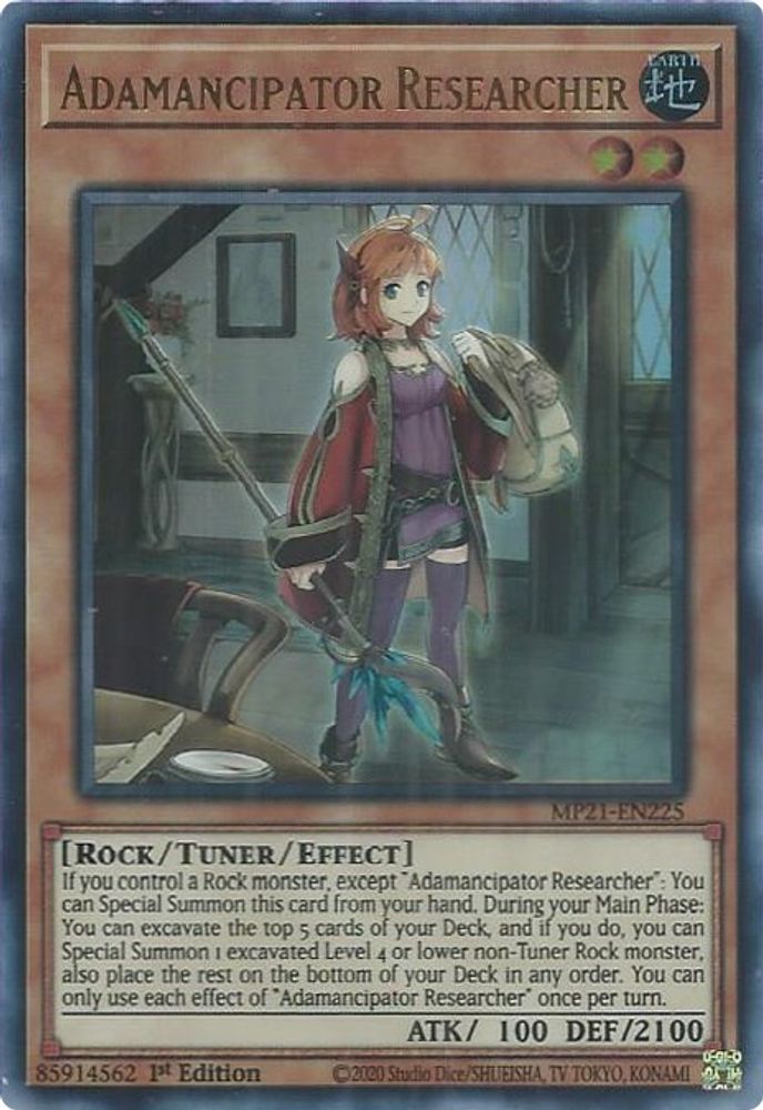 Adamancipator Researcher * Ultra Rare * MP21-EN225
