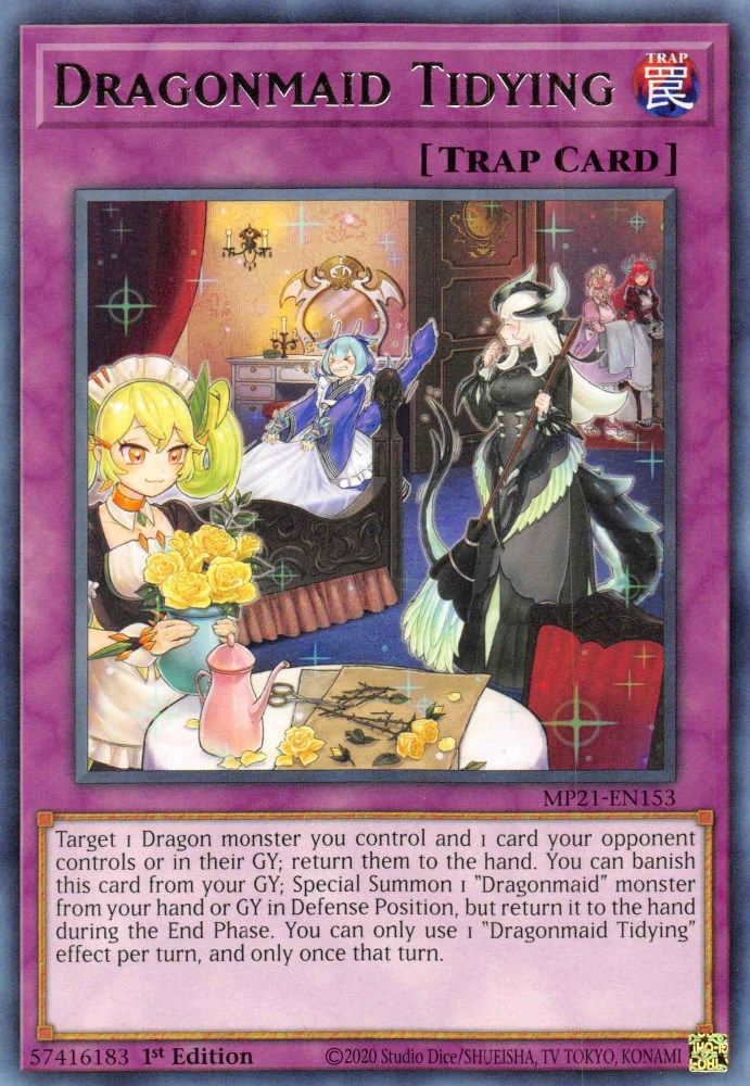 MP21-EN153 * Dragonmaid Tidying * Rare * 2021 Tin of Ancient Battles