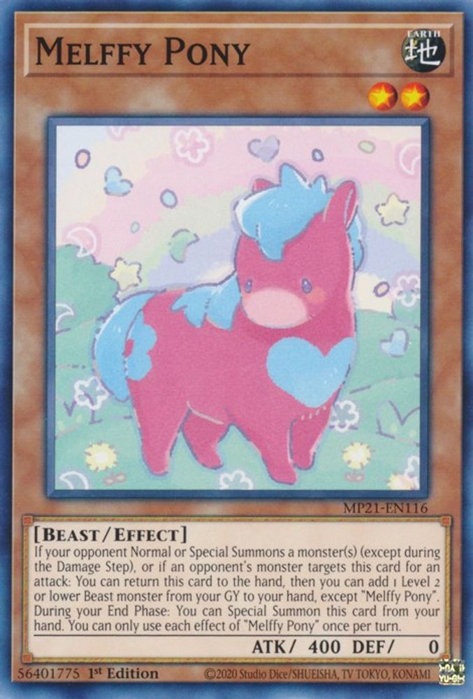 Melffy Pony * Common * MP21-EN116