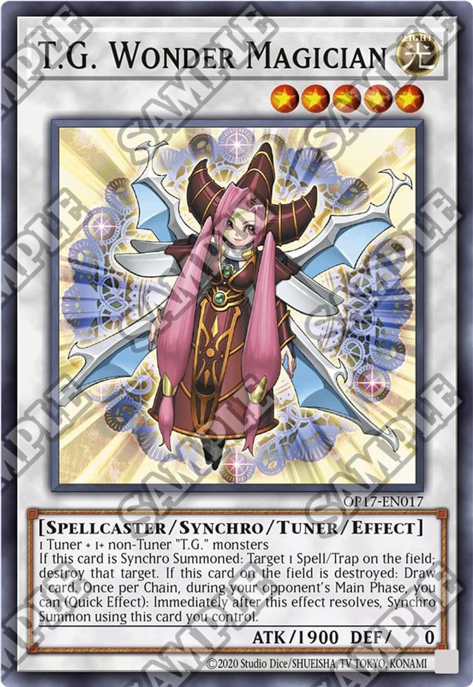OP17-EN017 * T.G. Wonder Magician * Common * OTS Tournament Pack 17