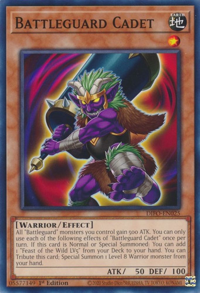 DIFO-EN025 * Battleguard Cadet * Common * Dimension Force