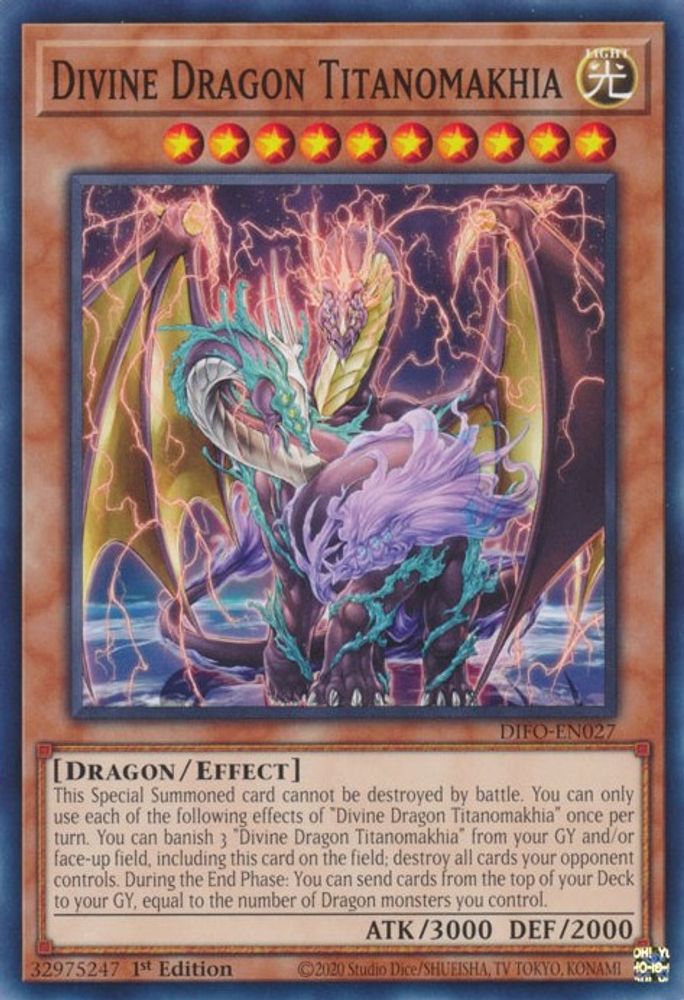 DIFO-EN027 * Divine Dragon Titanomakhia * Common * Dimension Force