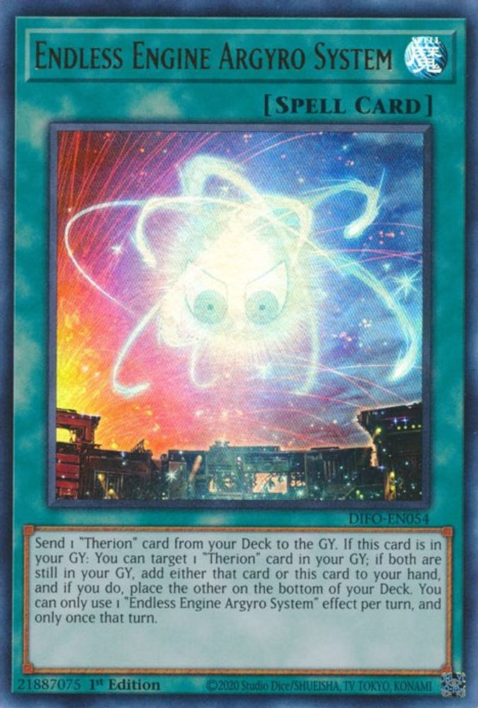 Endless Engine Argyro System * Ultra Rare * DIFO-EN054
