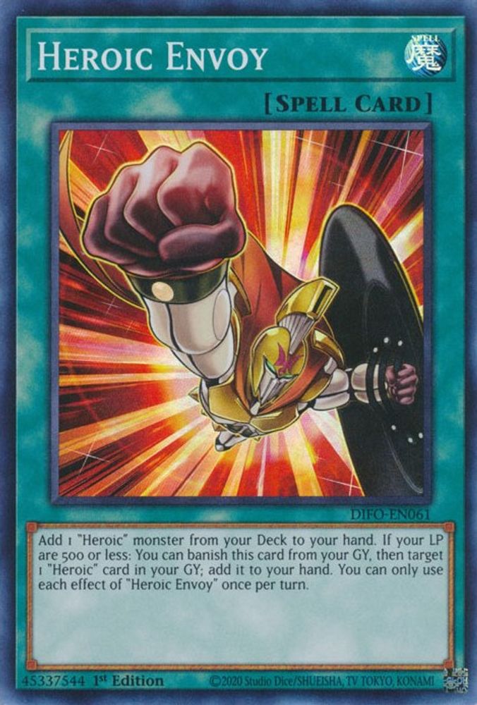 Heroic Envoy * Super Rare * DIFO-EN061