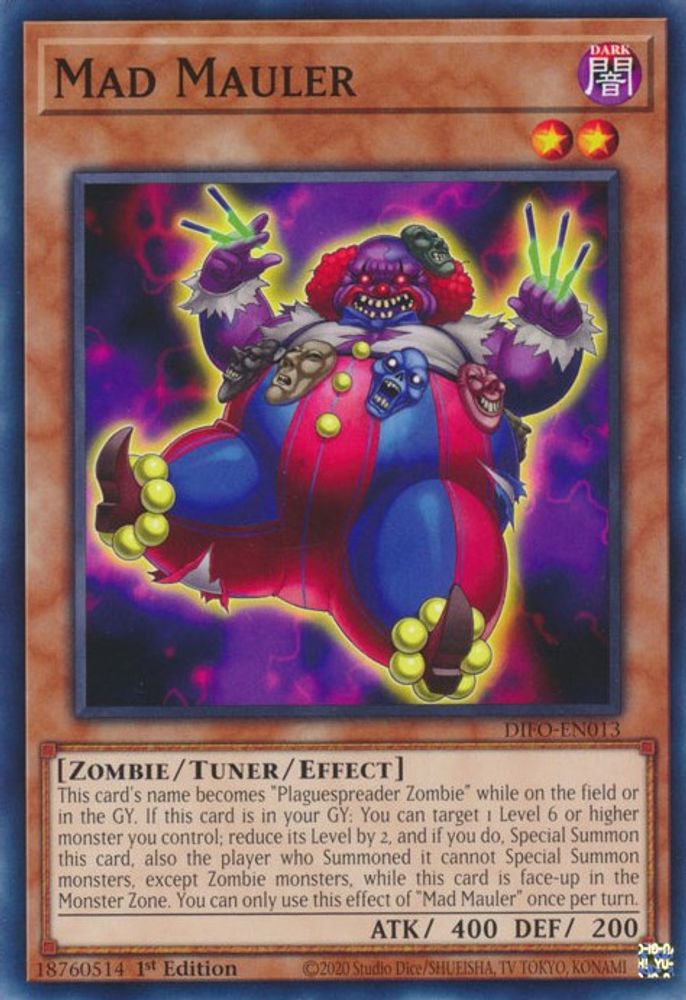 DIFO-EN013 * Mad Mauler * Common * Dimension Force