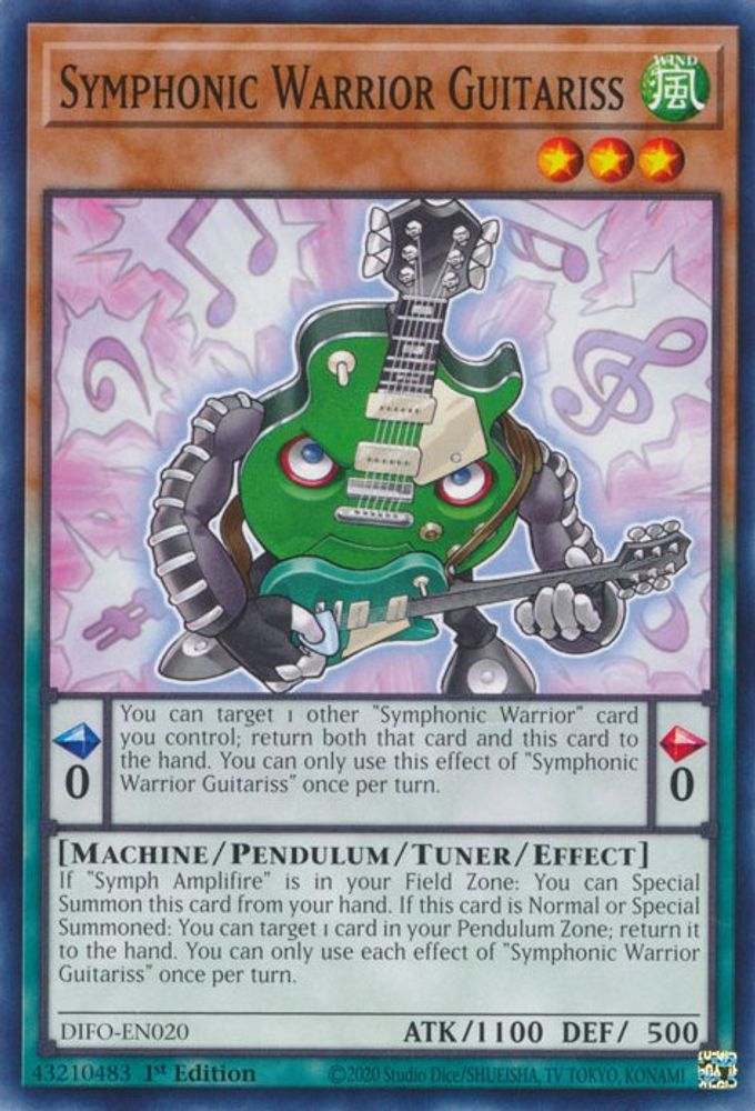 DIFO-EN020 * Symphonic Warrior Guitariss * Common * Dimension Force
