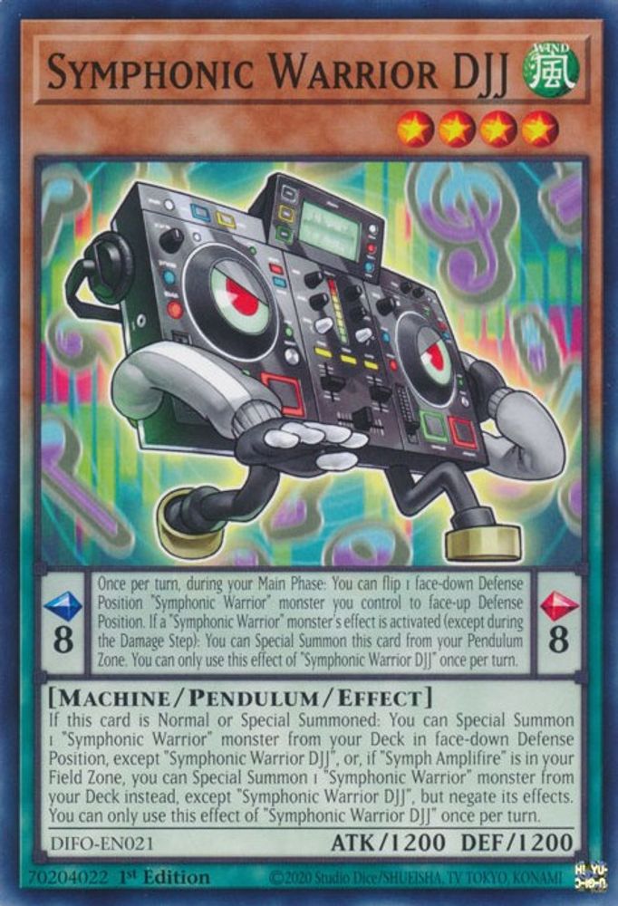 DIFO-EN021 * Symphonic Warrior DJJ * Common * Dimension Force