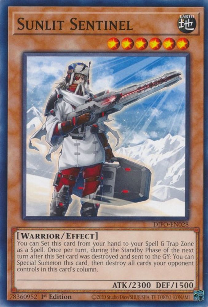 DIFO-EN028 * Sunlit Sentinel * Common * Dimension Force