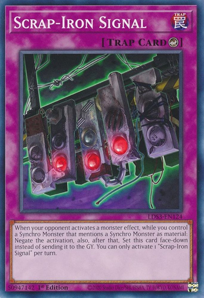 LDS3-EN124 * Scrap-Iron Signal * Common * Legendary Duelists: Season 3