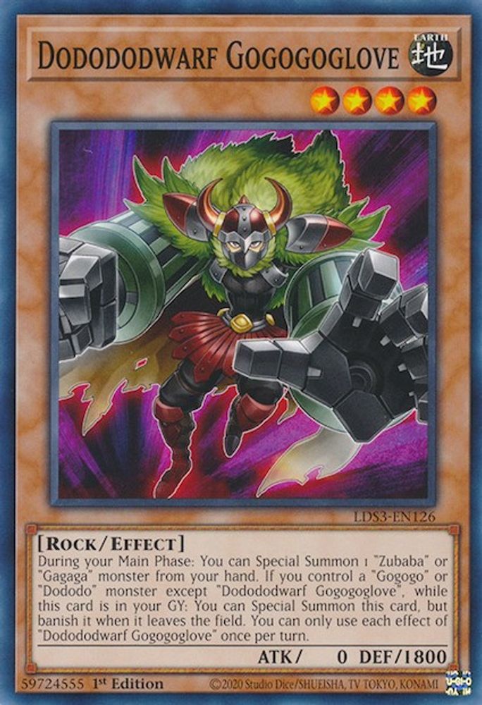 Dodododwarf Gogogoglove * Common * LDS3-EN126