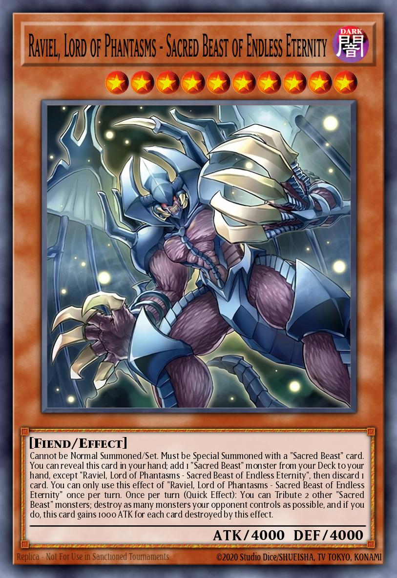 CORI-EN007 Infinity of the Sacred Beasts - Raviel (Starlight Rare)