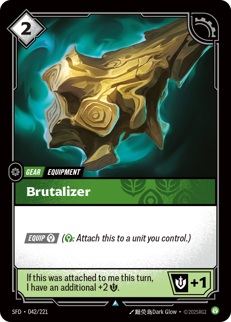 SFD-042 * Brutalizer (Foil) * Uncommon * Spiritforged