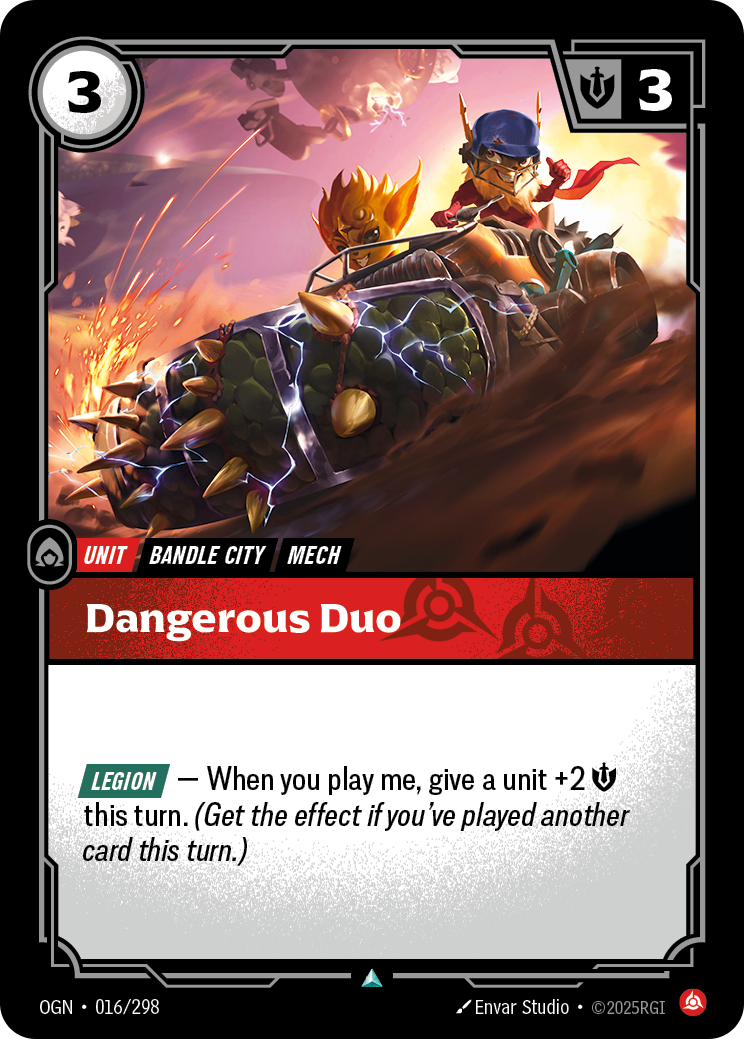 OGN-016 * Dangerous Duo * Uncommon * Origins