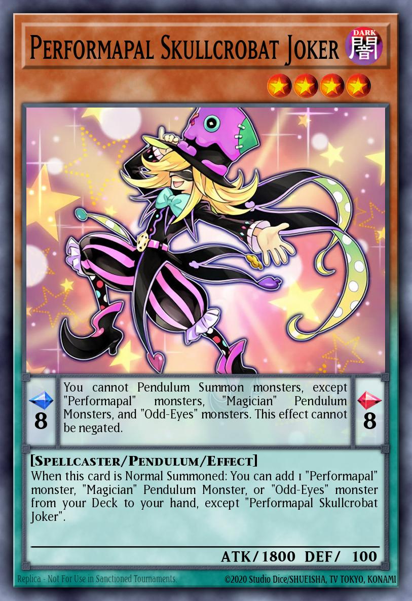 LAVD-ENO03 * Performapal Skullcrobat Joker * Common * Legendary Arc-V Decks