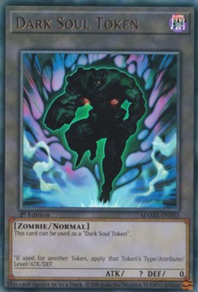 MAMA-EN102 * Dark Soul Token * Ultra Rare * Magnificent Mavens