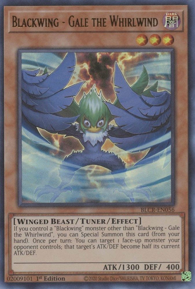 BLCR-EN056 * Blackwing - Gale the Whirlwind * Ultra Rare * Battles of Legend: Crystal Revenge
