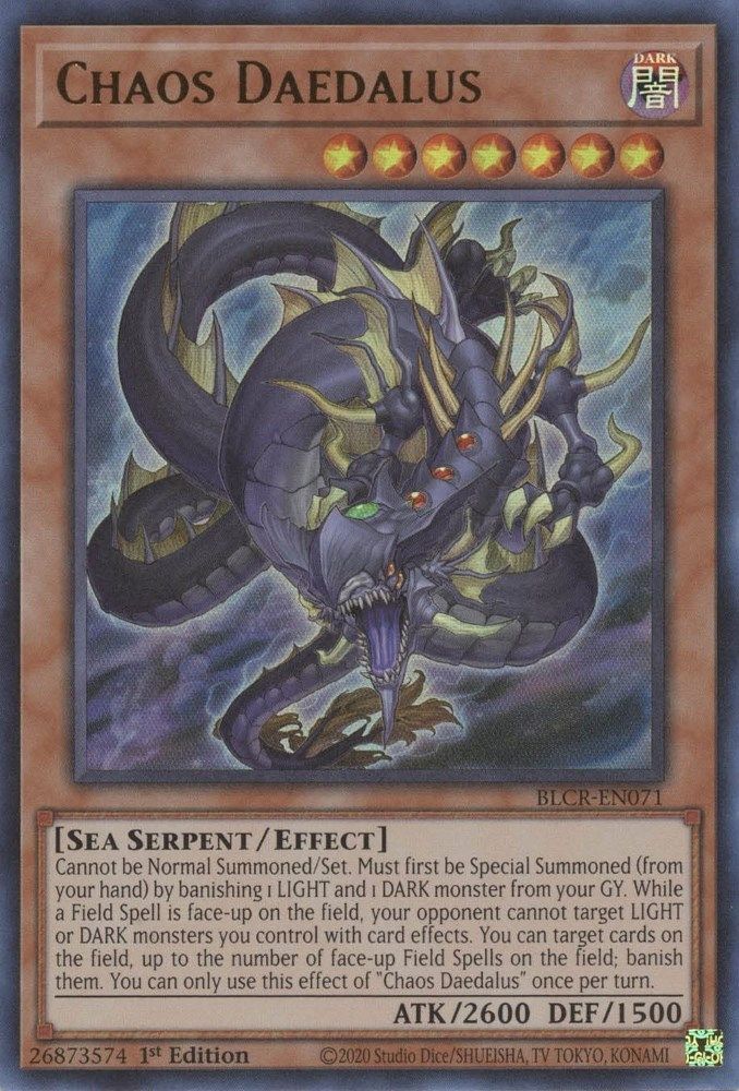 BLCR-EN071 * Chaos Daedalus * Ultra Rare * Battles of Legend: Crystal Revenge
