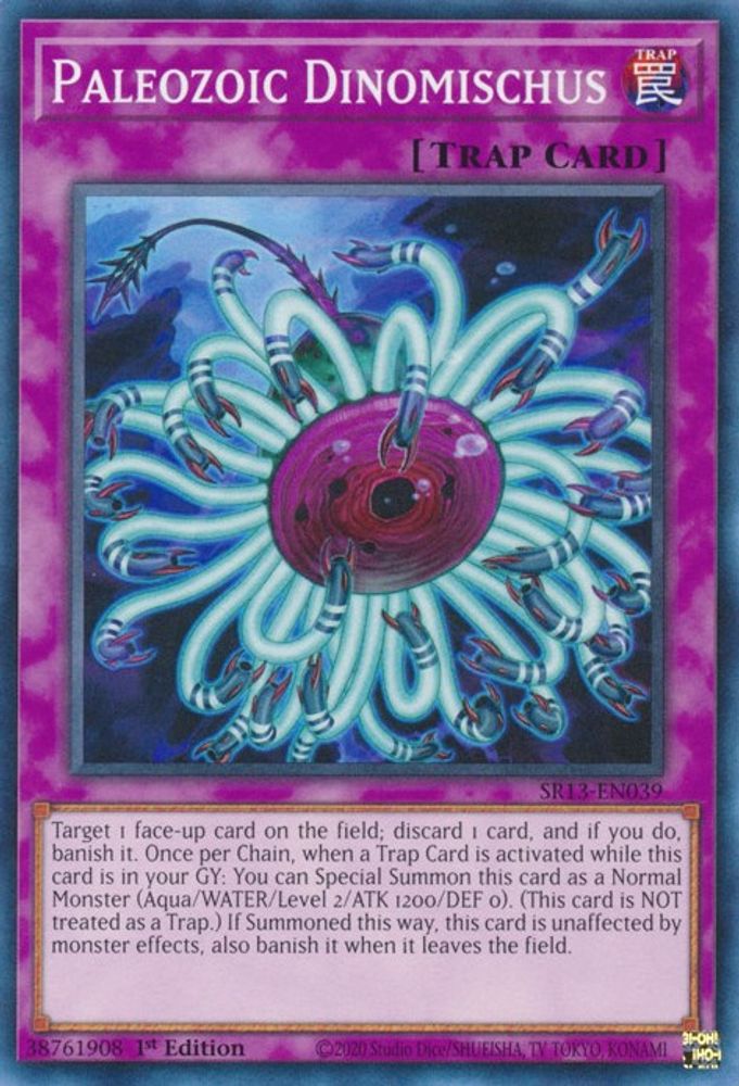 SR13-EN039 * Paleozoic Dinomischus * Common * Structure Deck: Dark World