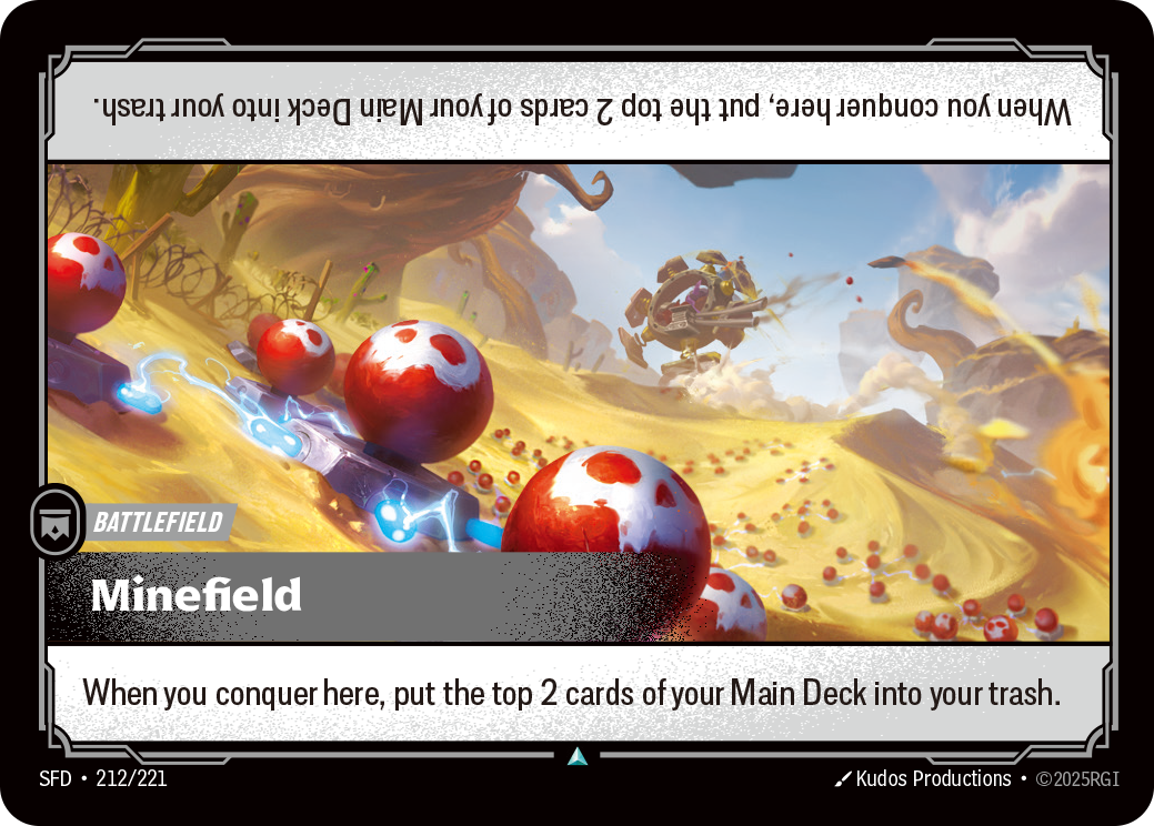SFD-212 * Minefield (Foil) * Uncommon * Spiritforged