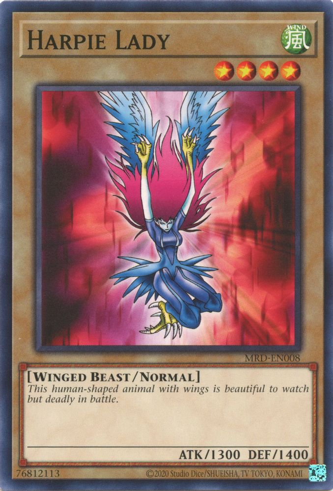Harpie Lady * Common * MRD-EN008
