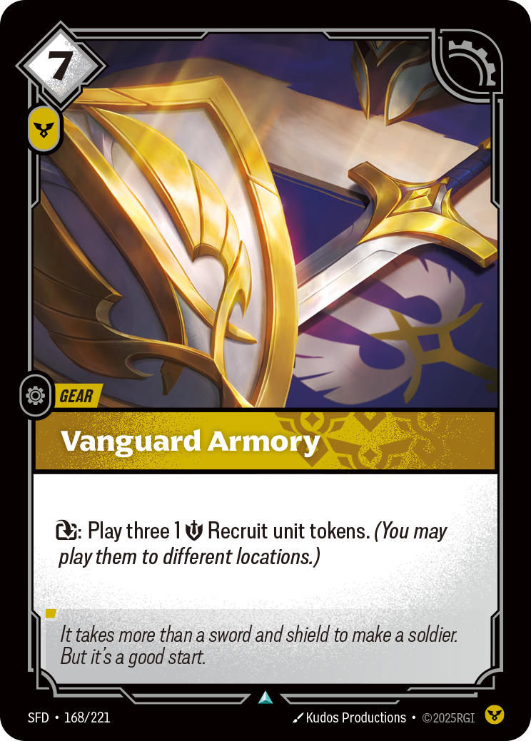 SFD-168 * Vanguard Armory * Uncommon * Spiritforged