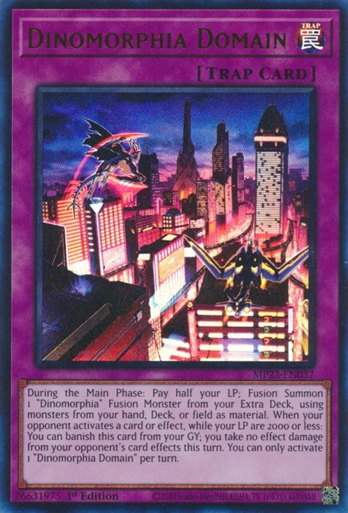 Dinomorphia Domain * Ultra Rare * MP23-EN037