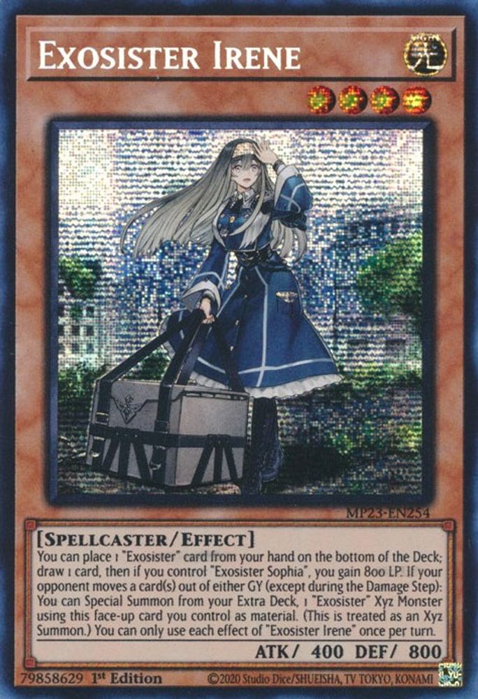 Exosister Irene * Prismatic Secret Rare * MP23-EN254
