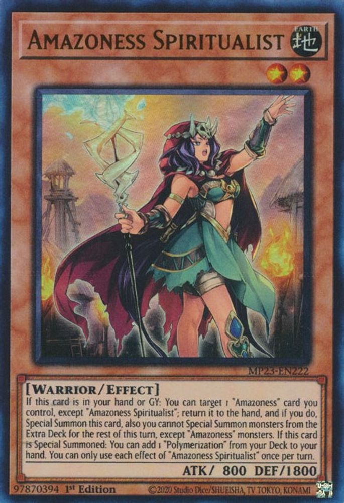 Amazoness Spiritualist * Ultra Rare * MP23-EN222