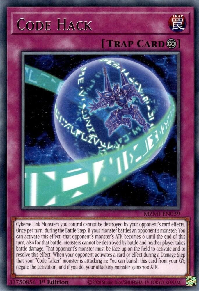 MZMI-EN039 * Code Hack * Rare * Maze of Millennia