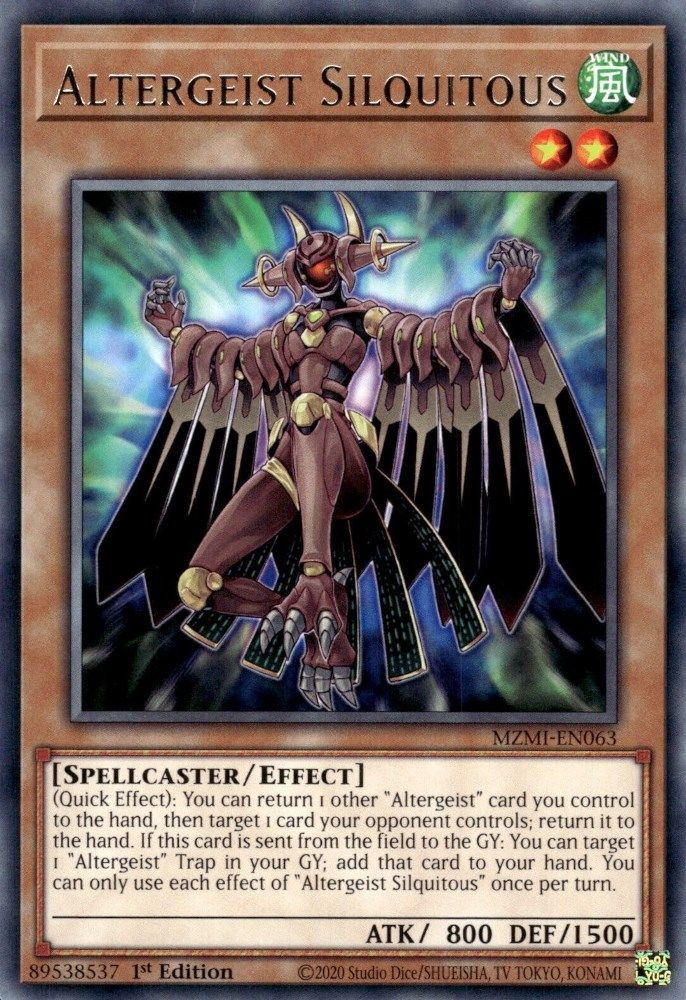 MZMI-EN063 * Altergeist Silquitous * Rare * Maze of Millennia