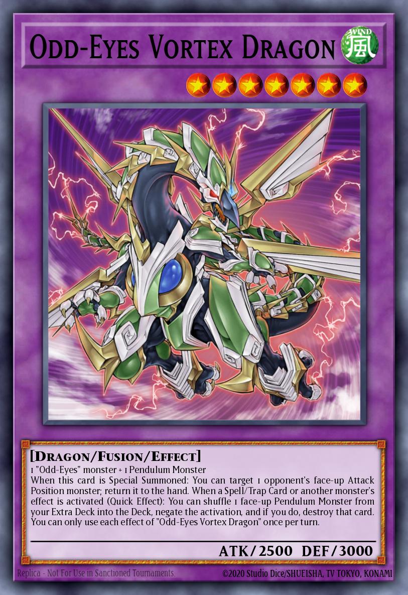 LAVD-ENO24 * Odd-Eyes Vortex Dragon * Ultra Rare * Legendary Arc-V Decks