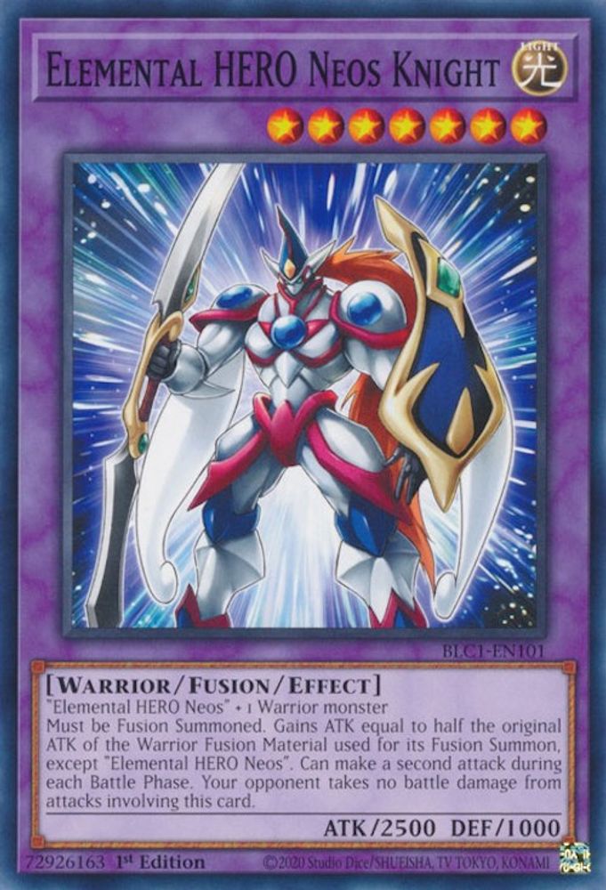 BLC1-EN101 * Elemental HERO Neos Knight * Common * Battles of Legend: Chapter 1