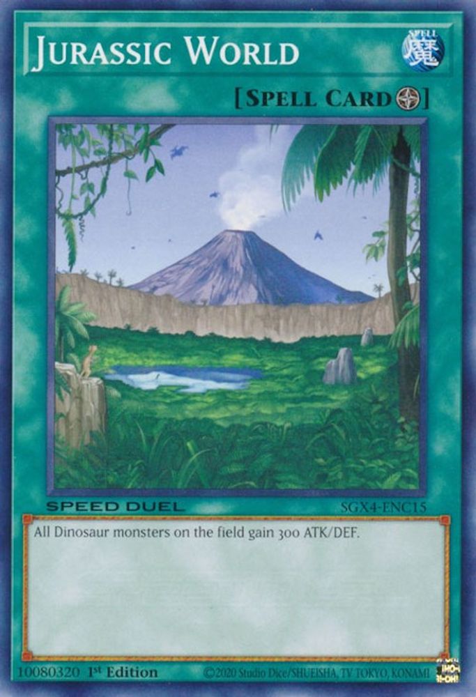 SGX4-ENC15 * Jurassic World * Common * Speed Duel GX: Midterm Destruction