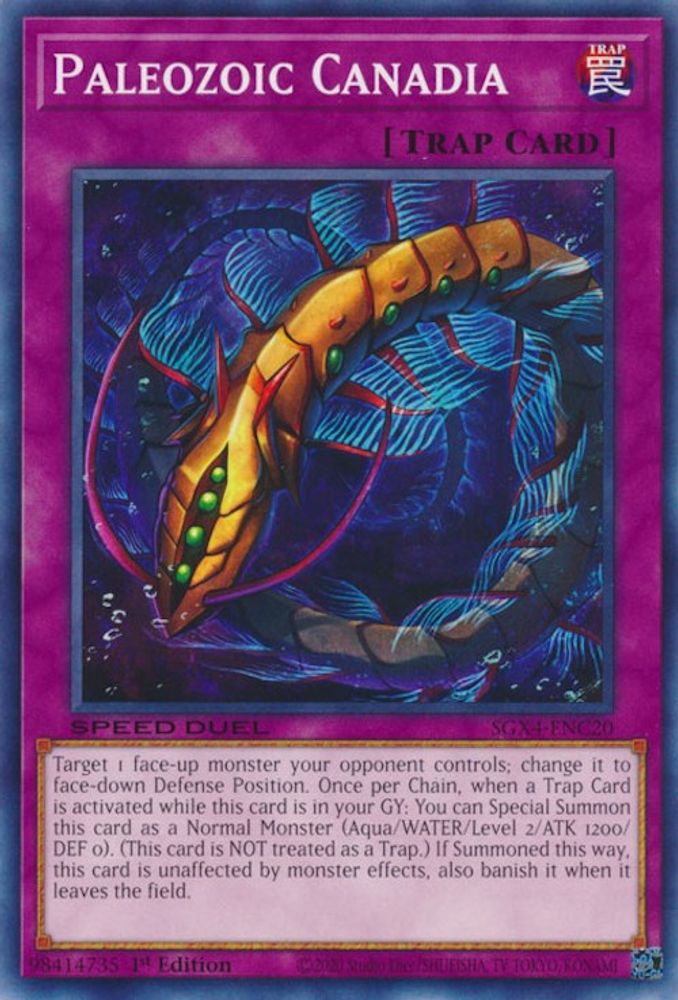 SGX4-ENC20 * Paleozoic Canadia * Common * Speed Duel GX: Midterm Destruction
