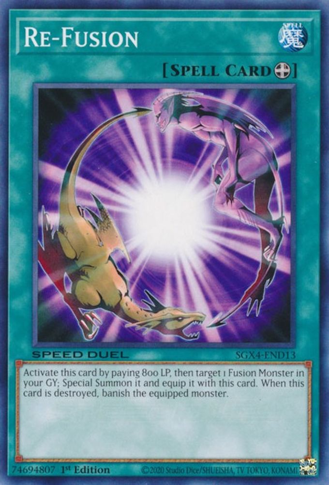 SGX4-END13 * Re-Fusion * Common * Speed Duel GX: Midterm Destruction