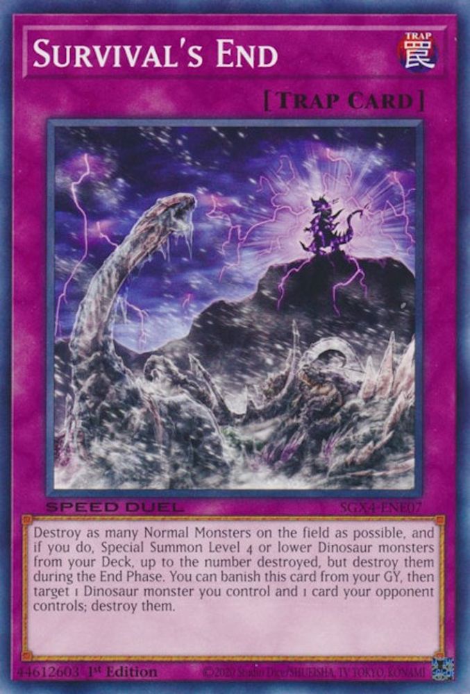 SGX4-ENE07 * Survival's End * Common * Speed Duel GX: Midterm Destruction