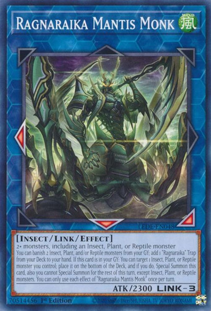 LEDE-EN048 * Ragnaraika Mantis Monk (Español) * Common * Legacy of Destruction