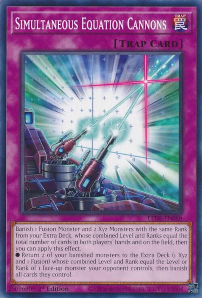 Simultaneous Equation Cannons * Common * LEDE-EN080