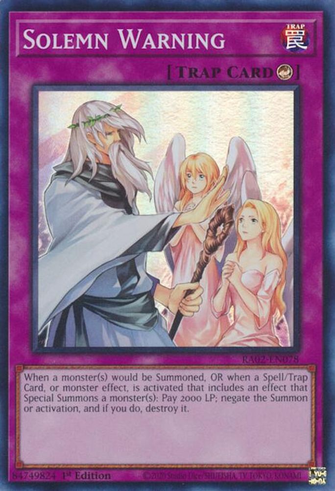 Solemn Warning