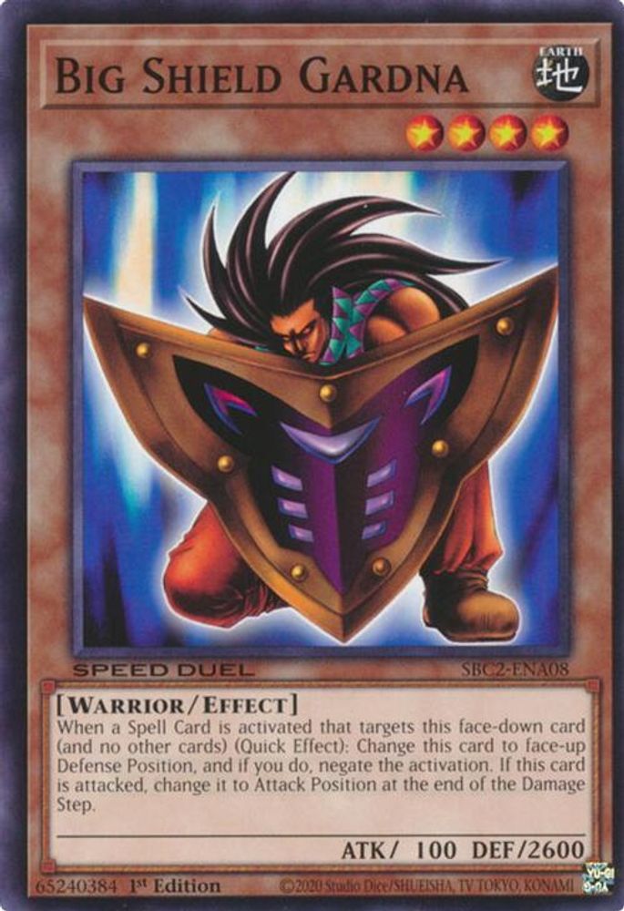 SBC2-ENA08 * Big Shield Gardna * Common * Speed Duel: Battle City Finals