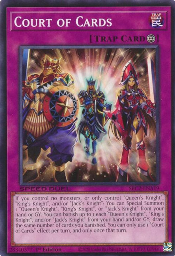SBC2-ENA19 * Court of Cards * Common * Speed Duel: Battle City Finals