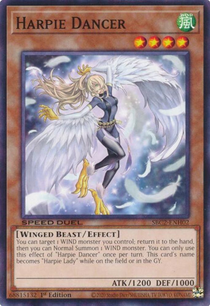 SBC2-ENH02 * Harpie Dancer * Common * Speed Duel: Battle City Finals